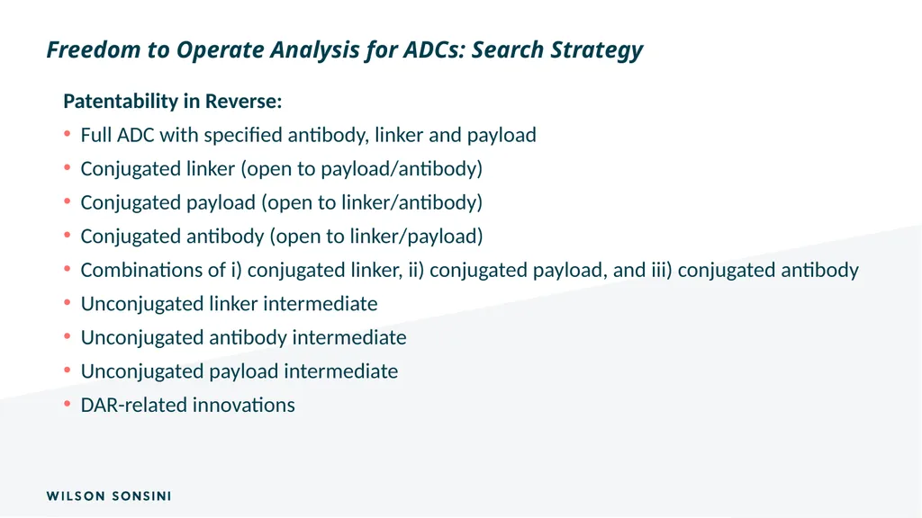 The IP ABCs of ADCs Deborah Smith, PhD., J.D. and - slide 42 of 44
