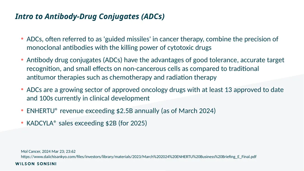 The IP ABCs of ADCs Deborah Smith, PhD., J.D. and - slide 4 of 44