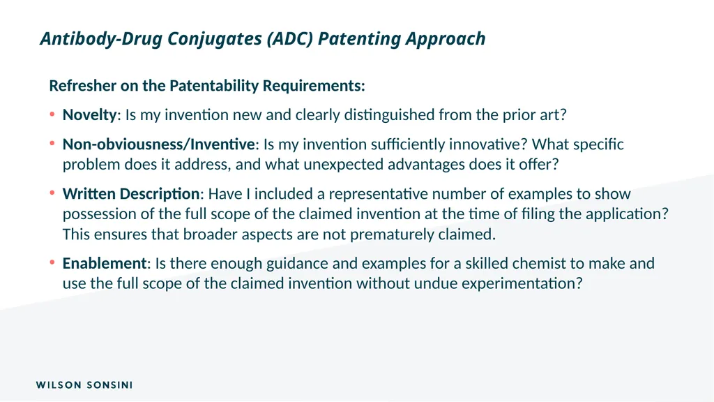 The IP ABCs of ADCs Deborah Smith, PhD., J.D. and - slide 10 of 44