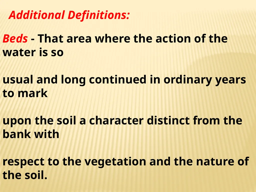 Tidelands, Shorelands & Riparian Boundaries From - slide 35 of 54