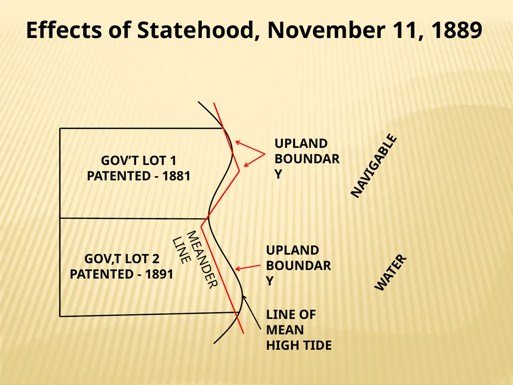 Tidelands, Shorelands & Riparian Boundaries From - slide 7 of 54
