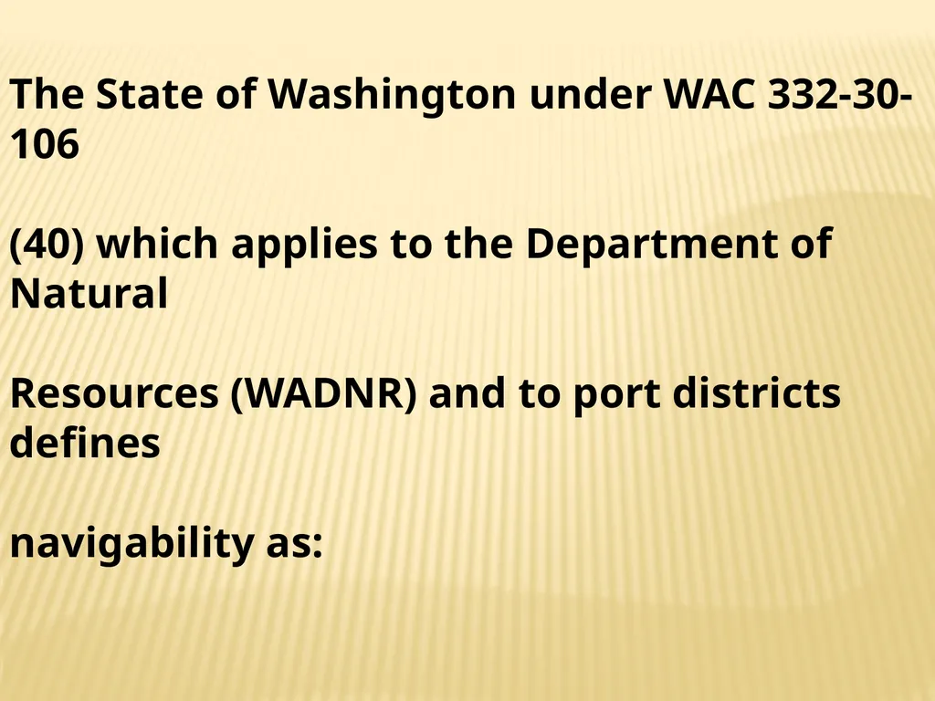 Tidelands, Shorelands & Riparian Boundaries From - slide 5 of 54