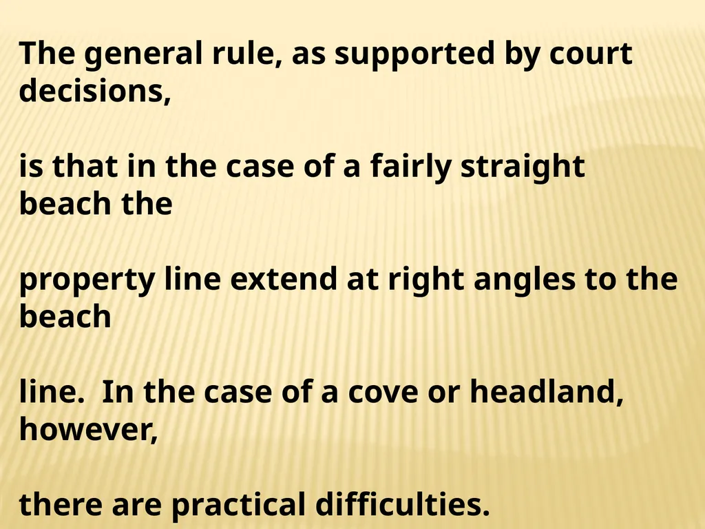 Tidelands, Shorelands & Riparian Boundaries From - slide 50 of 54