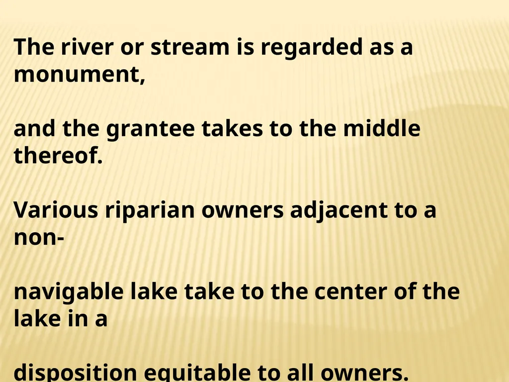 Tidelands, Shorelands & Riparian Boundaries From - slide 31 of 54