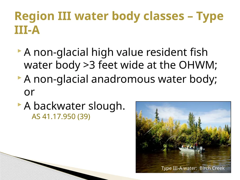 FRPA 101-E3 Riparian Management Standards Region - slide 10 of 55