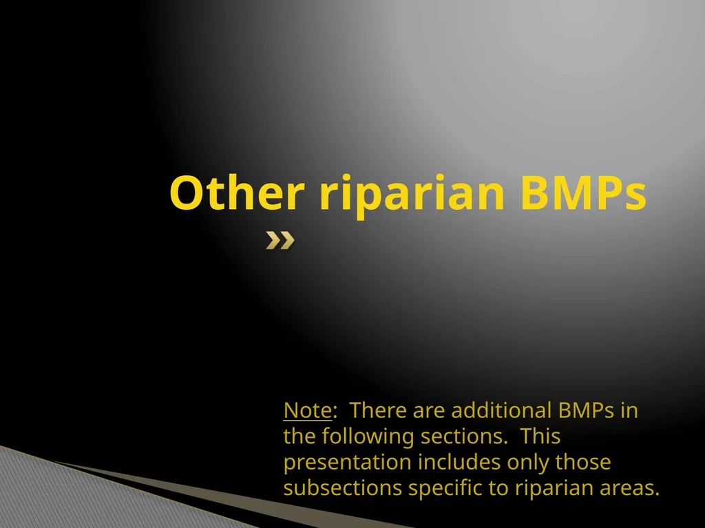 FRPA 101-E3 Riparian Management Standards Region - slide 33 of 55
