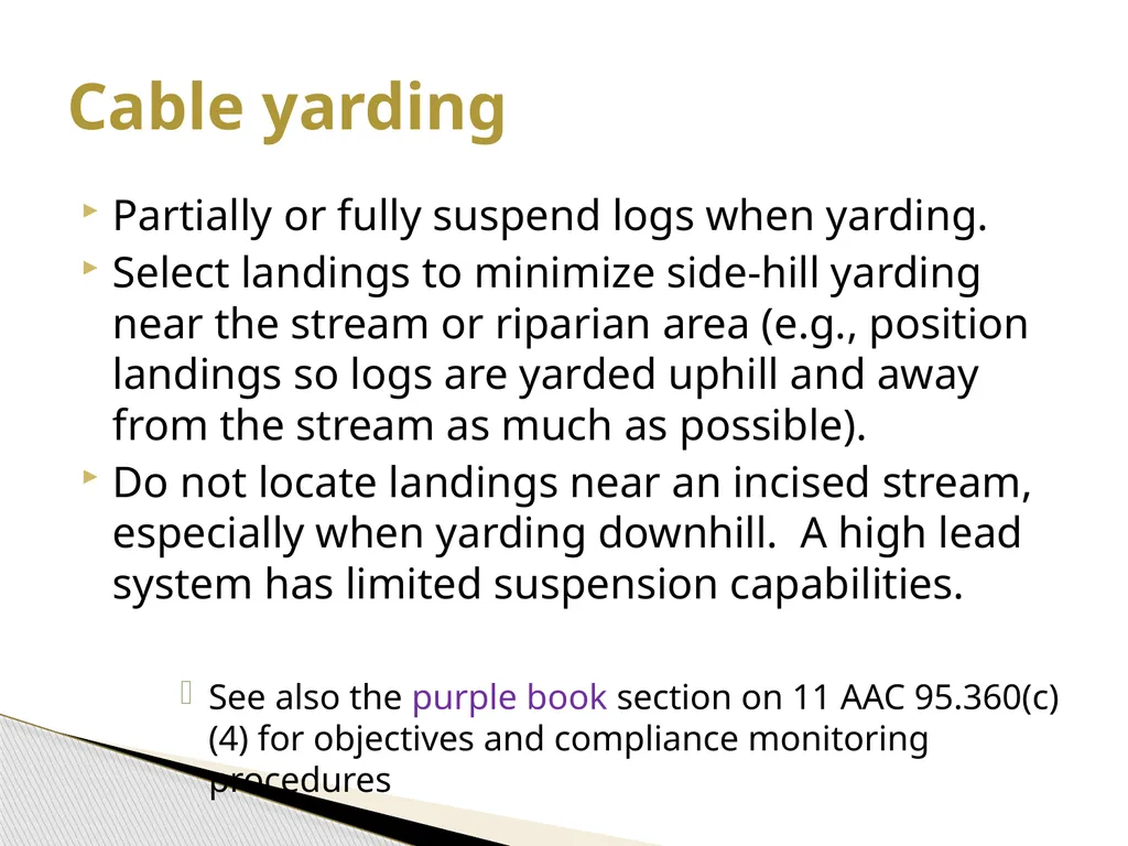 FRPA 101-E3 Riparian Management Standards Region - slide 40 of 55