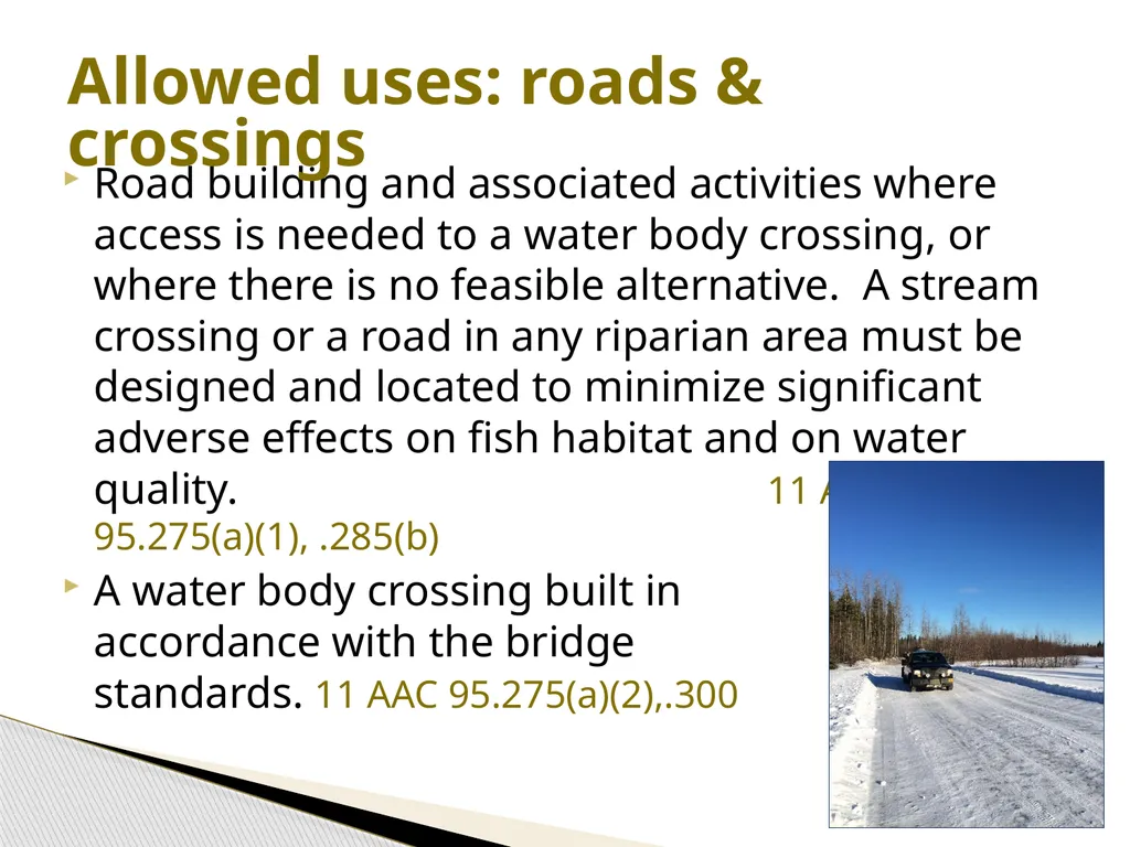 FRPA 101-E3 Riparian Management Standards Region - slide 30 of 55