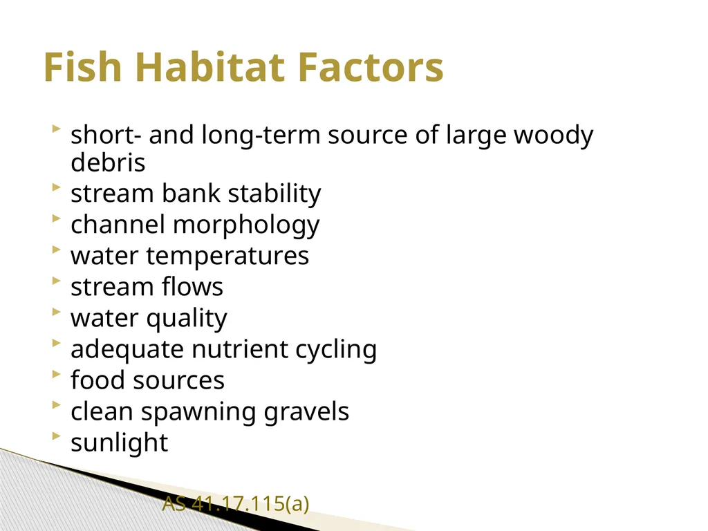 FRPA 101-E3 Riparian Management Standards Region - slide 6 of 55