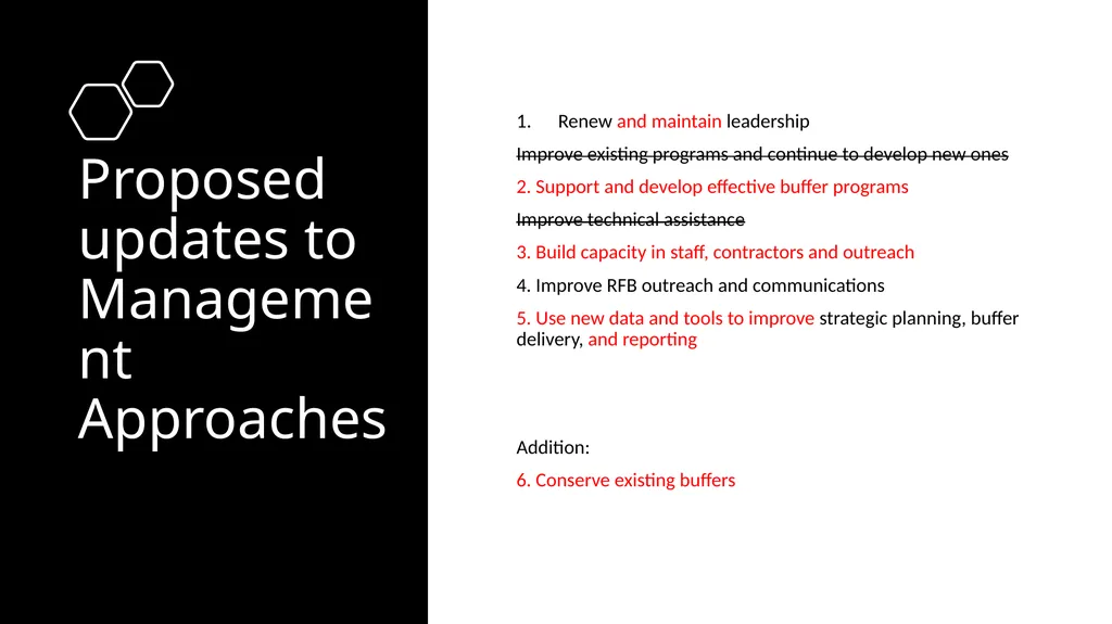 Riparian Forest Buffer Outcome: Proposed Workplan - slide 7 of 14