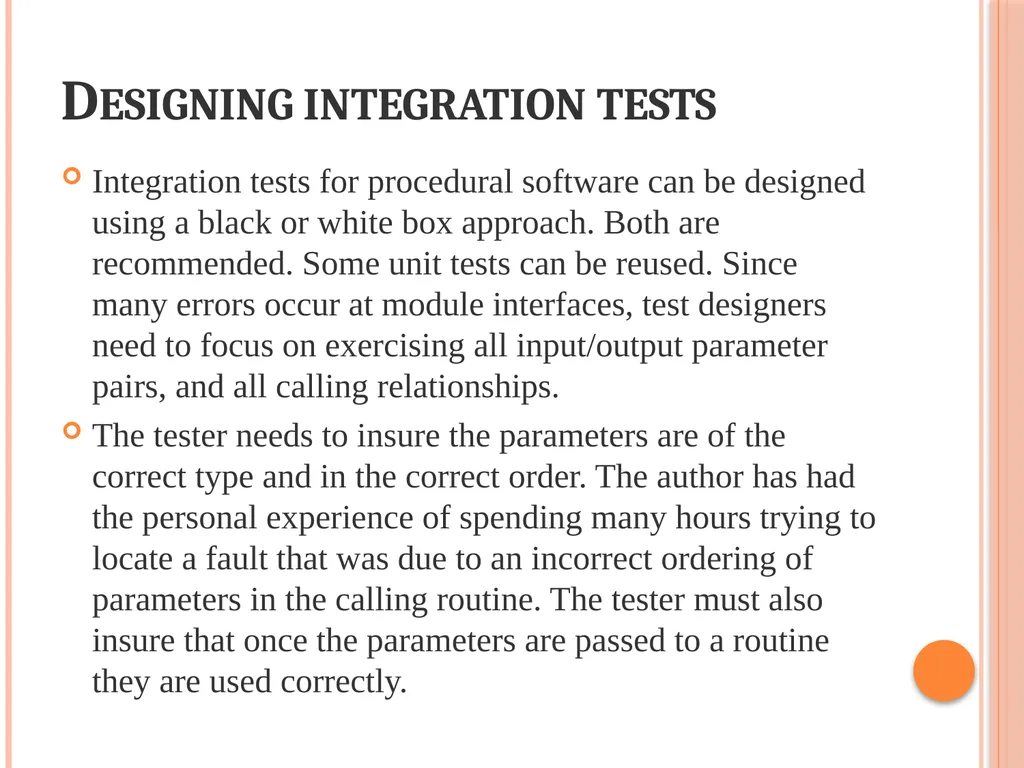 Unit 3 – Levels of testing The need for levers - slide 28 of 98
