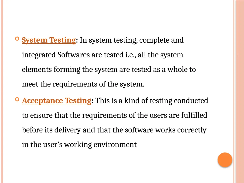 Unit 3 – Levels of testing The need for levers - slide 3 of 98