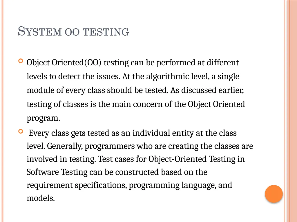 Unit 3 – Levels of testing The need for levers - slide 68 of 98