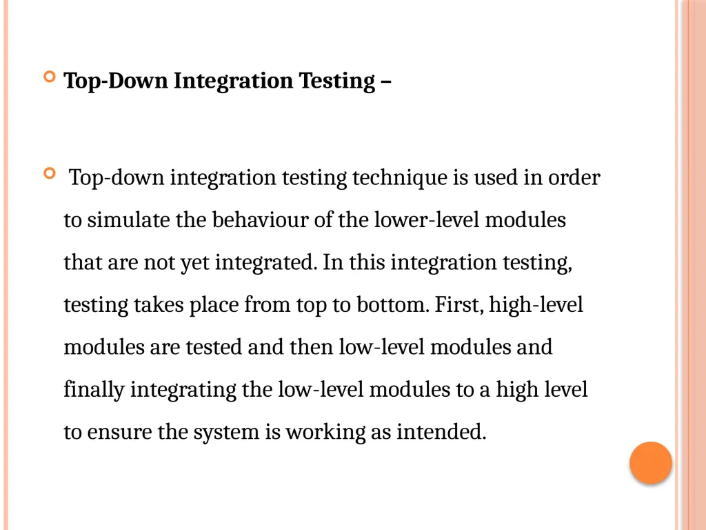 Unit 3 – Levels of testing The need for levers - slide 23 of 98