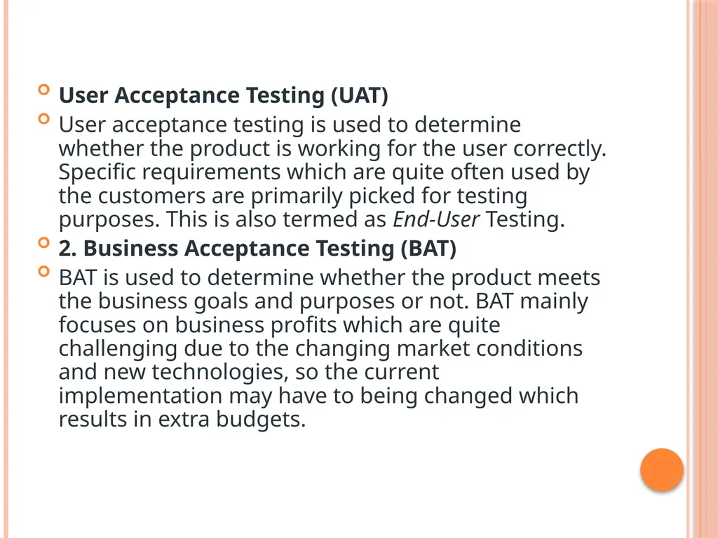 Unit 3 – Levels of testing The need for levers - slide 39 of 98