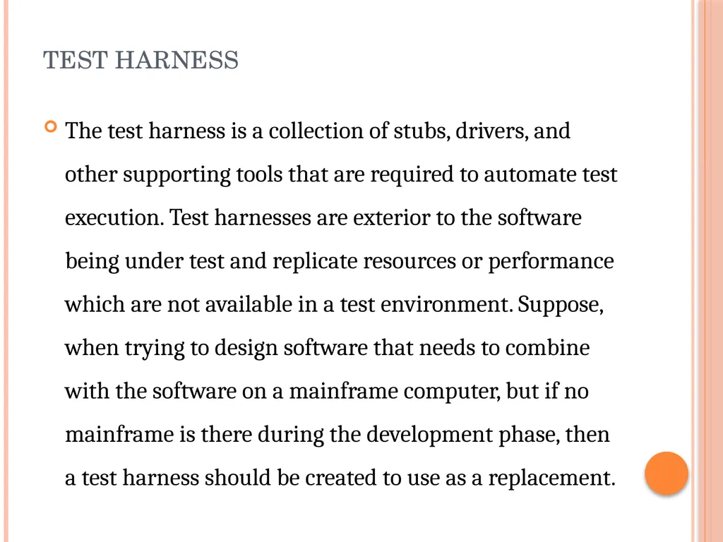 Unit 3 – Levels of testing The need for levers - slide 10 of 98