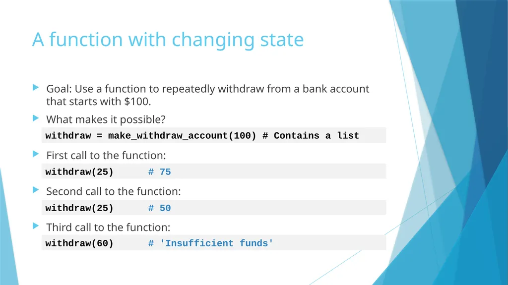 Mutability Immutability vs. Mutability Immutable - slide 19 of 21