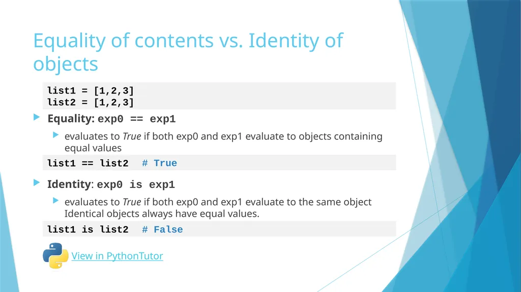 Mutability Immutability vs. Mutability Immutable - slide 8 of 21