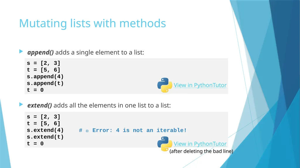 Mutability Immutability vs. Mutability Immutable - slide 10 of 21