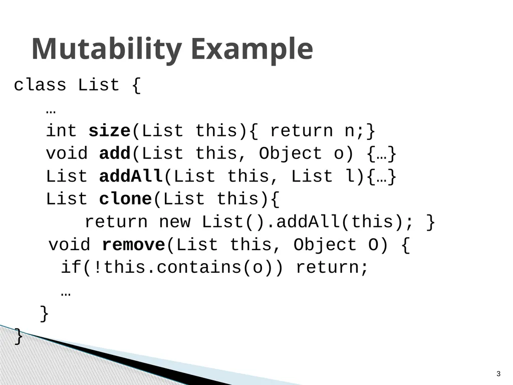 Combined Static and Dynamic Mutability Analysis - slide 3 of 44