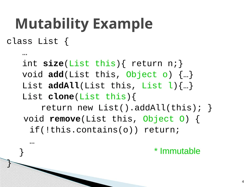 Combined Static and Dynamic Mutability Analysis - slide 4 of 44