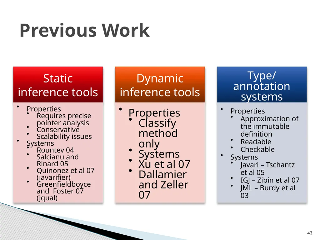 Combined Static and Dynamic Mutability Analysis - slide 43 of 44