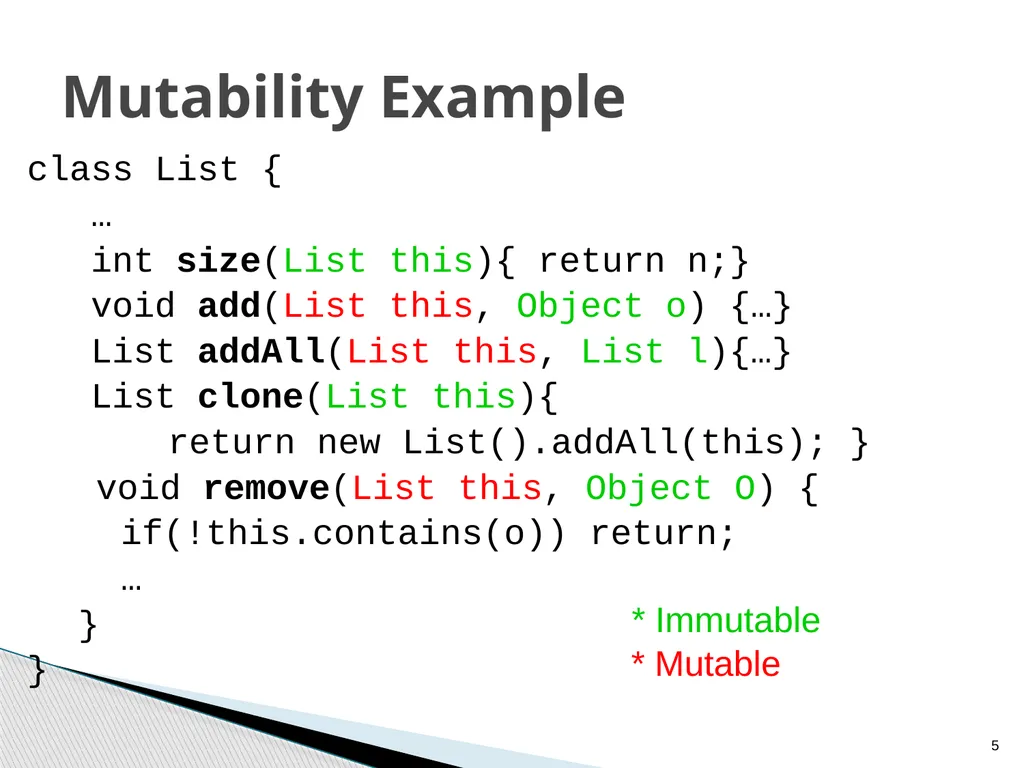 Combined Static and Dynamic Mutability Analysis - slide 5 of 44