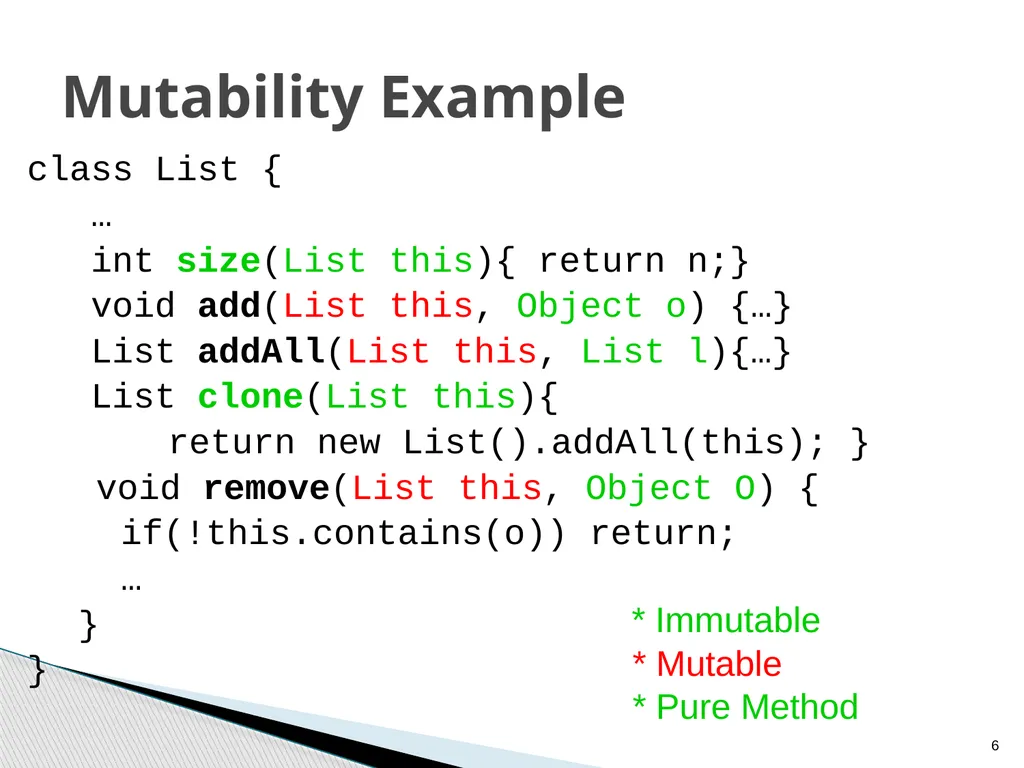 Combined Static and Dynamic Mutability Analysis - slide 6 of 44