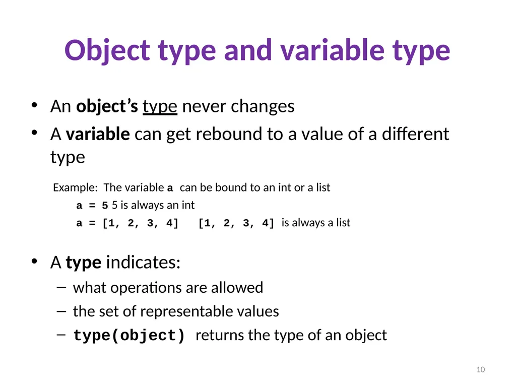 Sharing, mutability, and immutability Ruth - slide 10 of 18