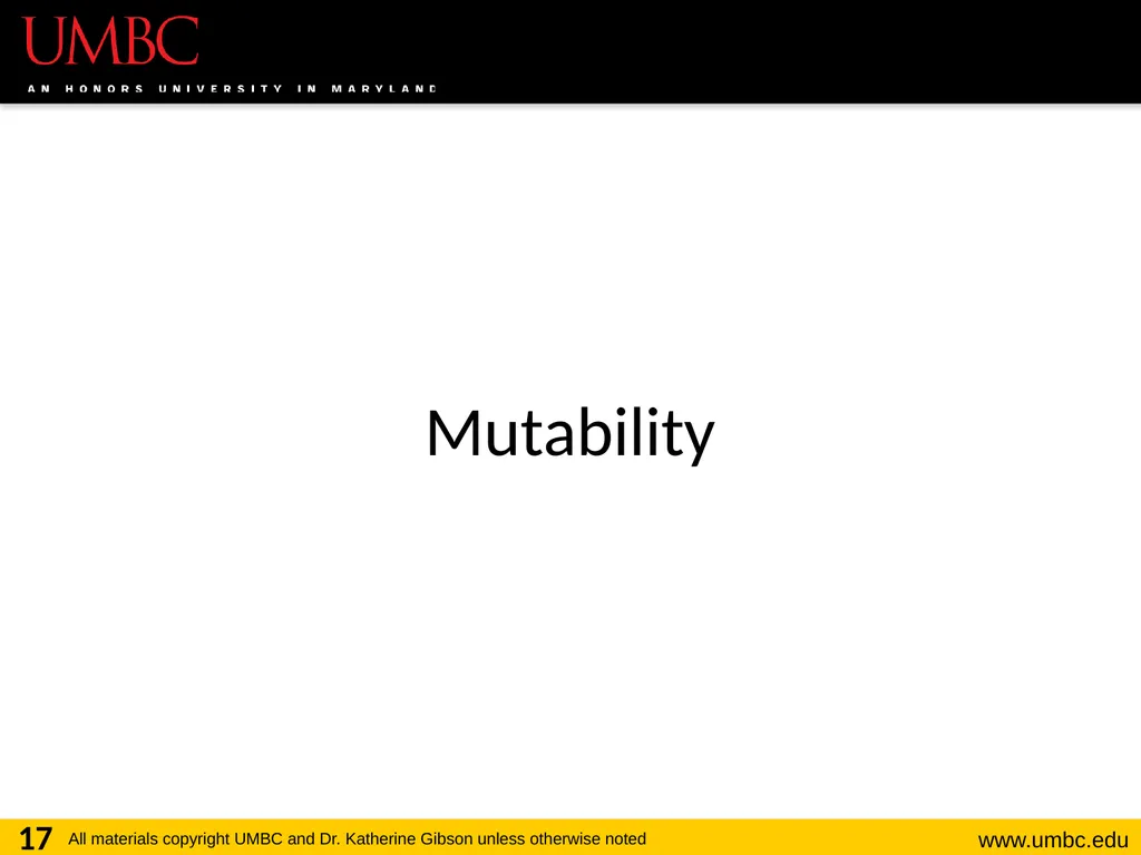 CMSC201 Computer Science I for Majors Lecture 12 – - slide 17 of 42