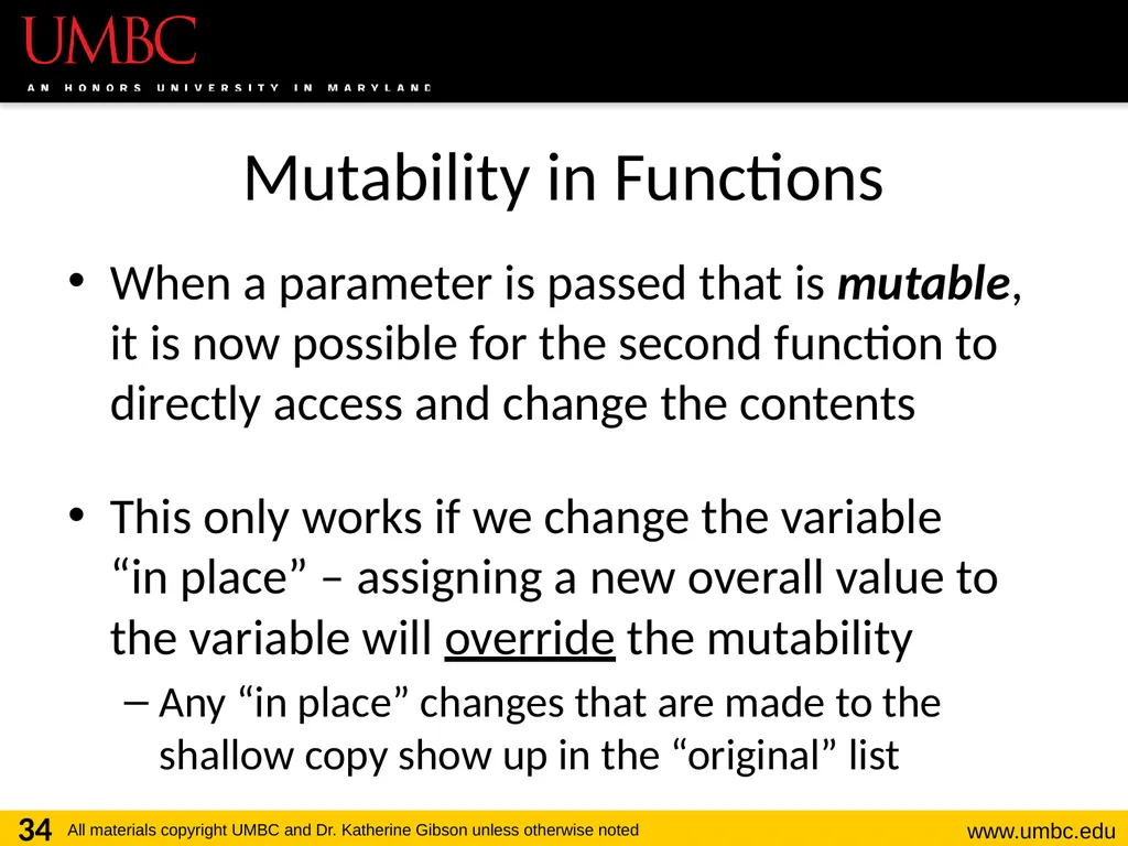 CMSC201 Computer Science I for Majors Lecture 12 – - slide 34 of 42