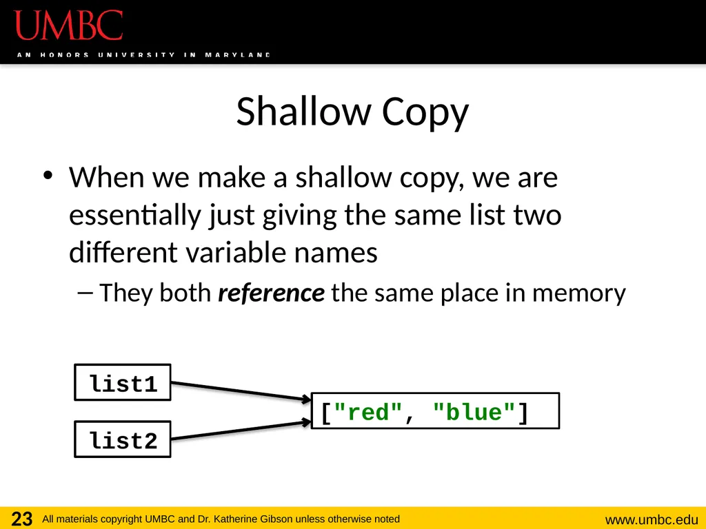 CMSC201 Computer Science I for Majors Lecture 12 – - slide 23 of 42