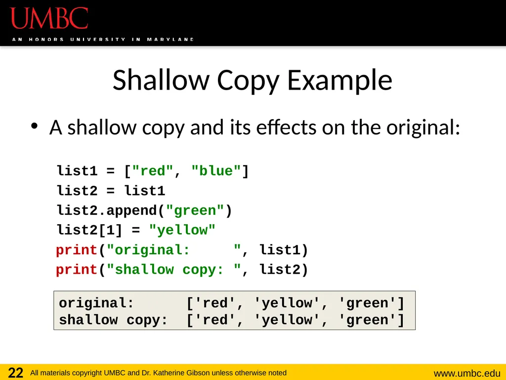 CMSC201 Computer Science I for Majors Lecture 12 – - slide 22 of 42