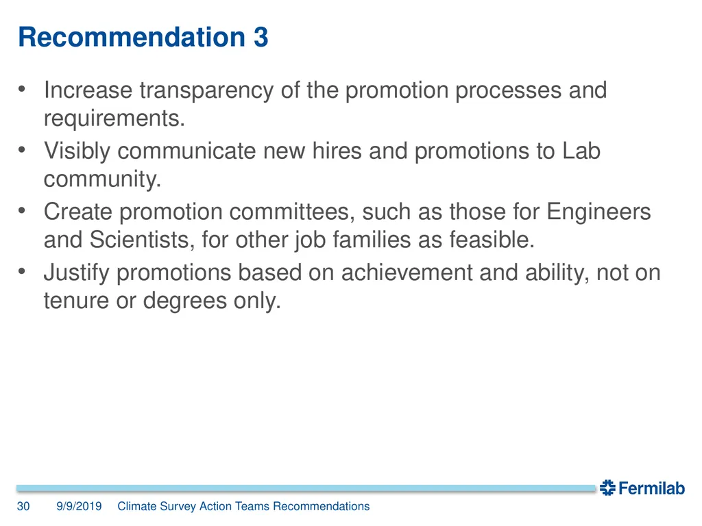 Senior Management Meeting 9 September 2019 2019 - slide 30 of 34