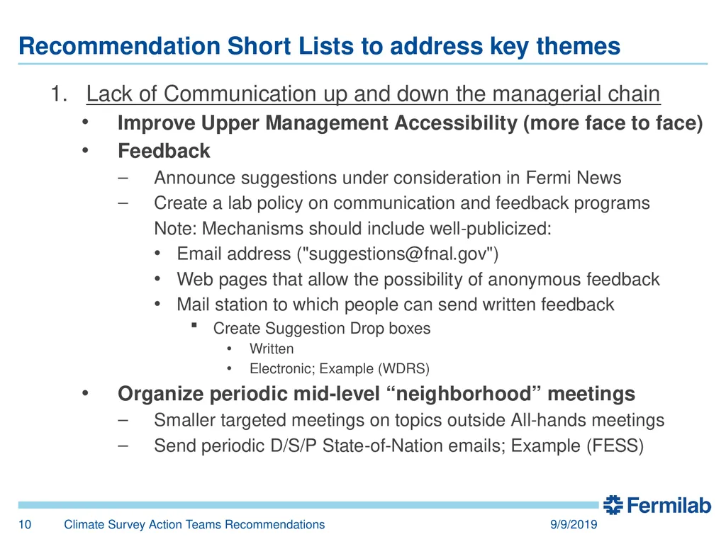Senior Management Meeting 9 September 2019 2019 - slide 10 of 34