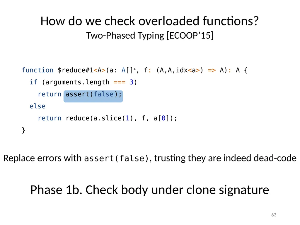 Refinement Types for TypeScript Panagiotis Vekris - slide 63 of 92
