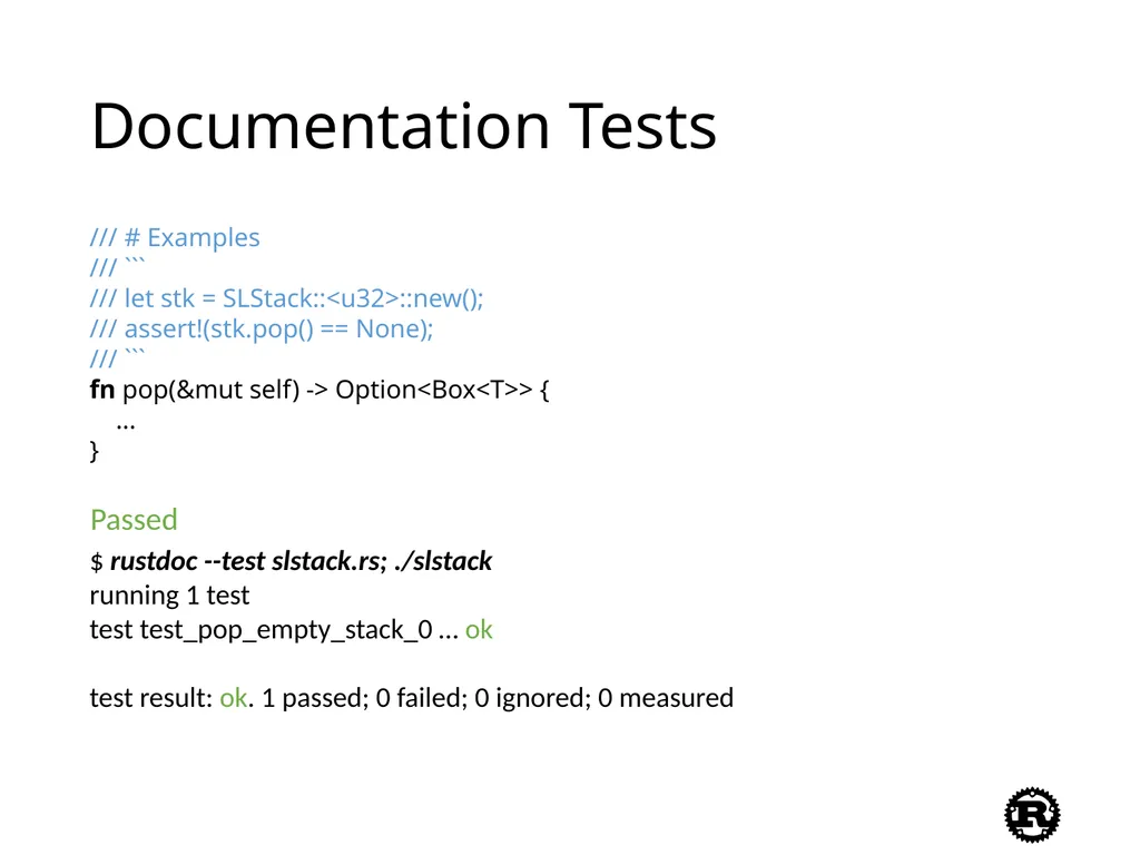 An Introduction to Rust Programming Language - slide 45 of 53