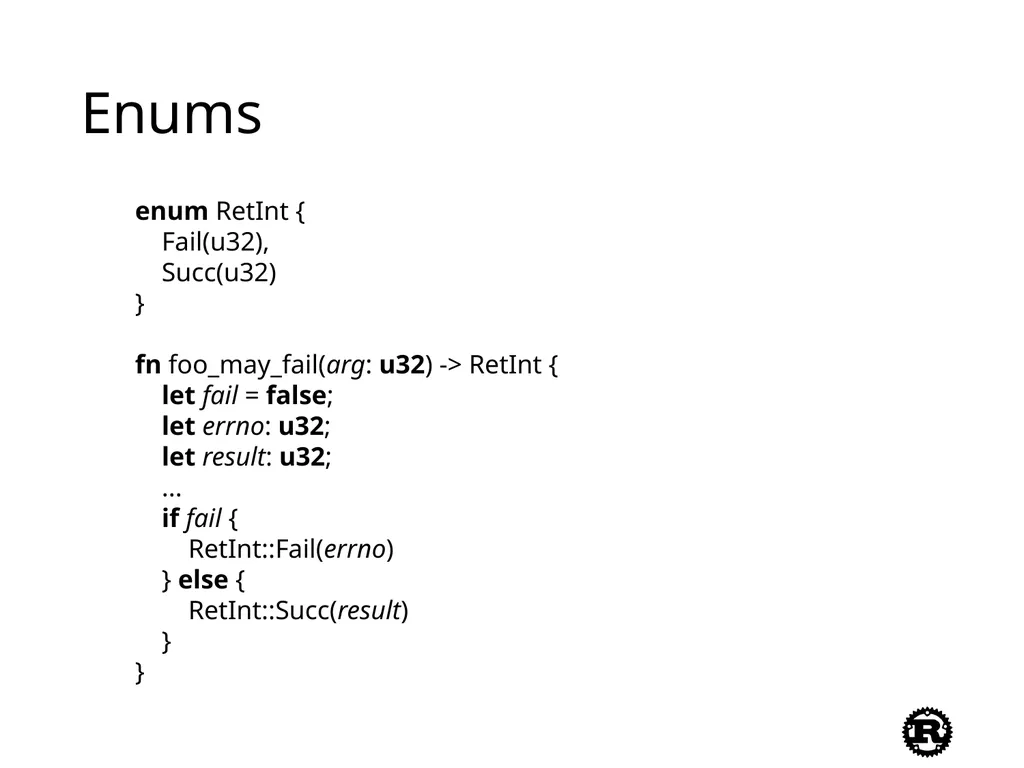 An Introduction to Rust Programming Language - slide 31 of 53