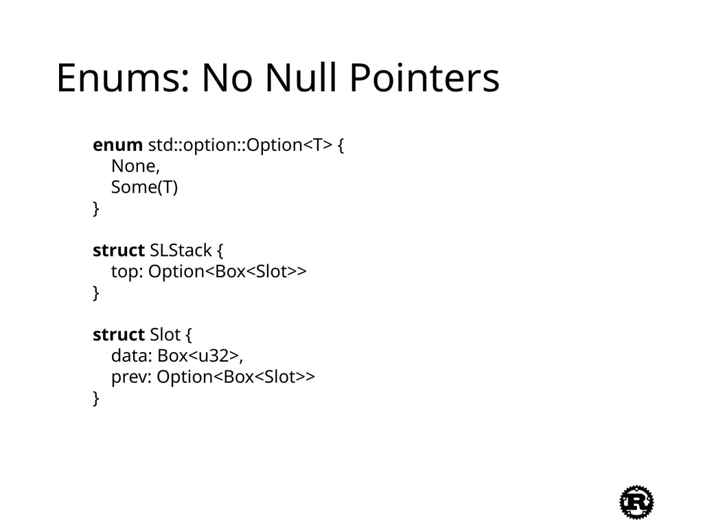An Introduction to Rust Programming Language - slide 32 of 53