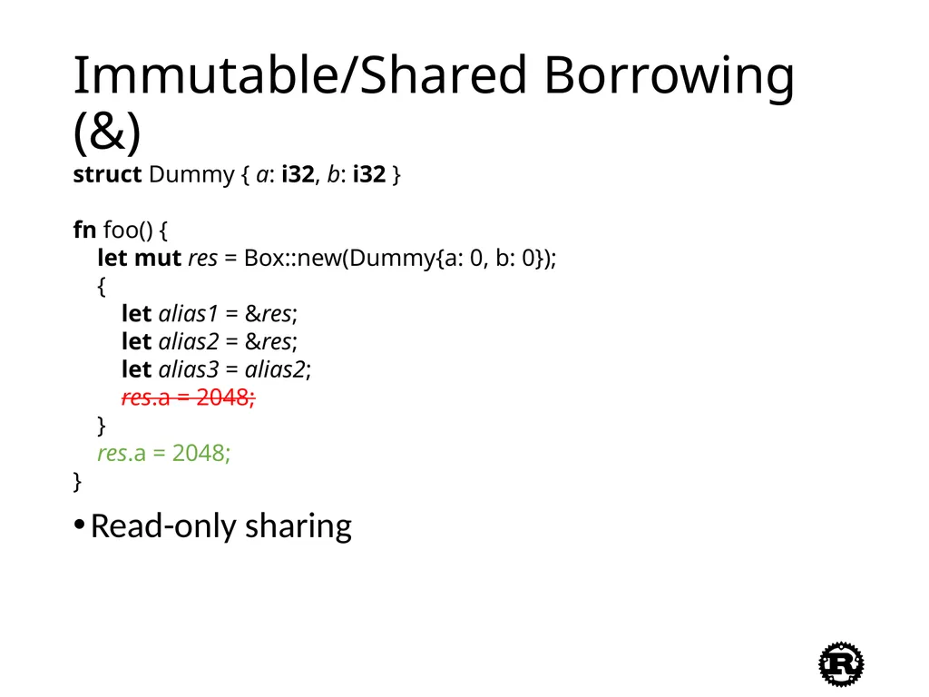 An Introduction to Rust Programming Language - slide 19 of 53