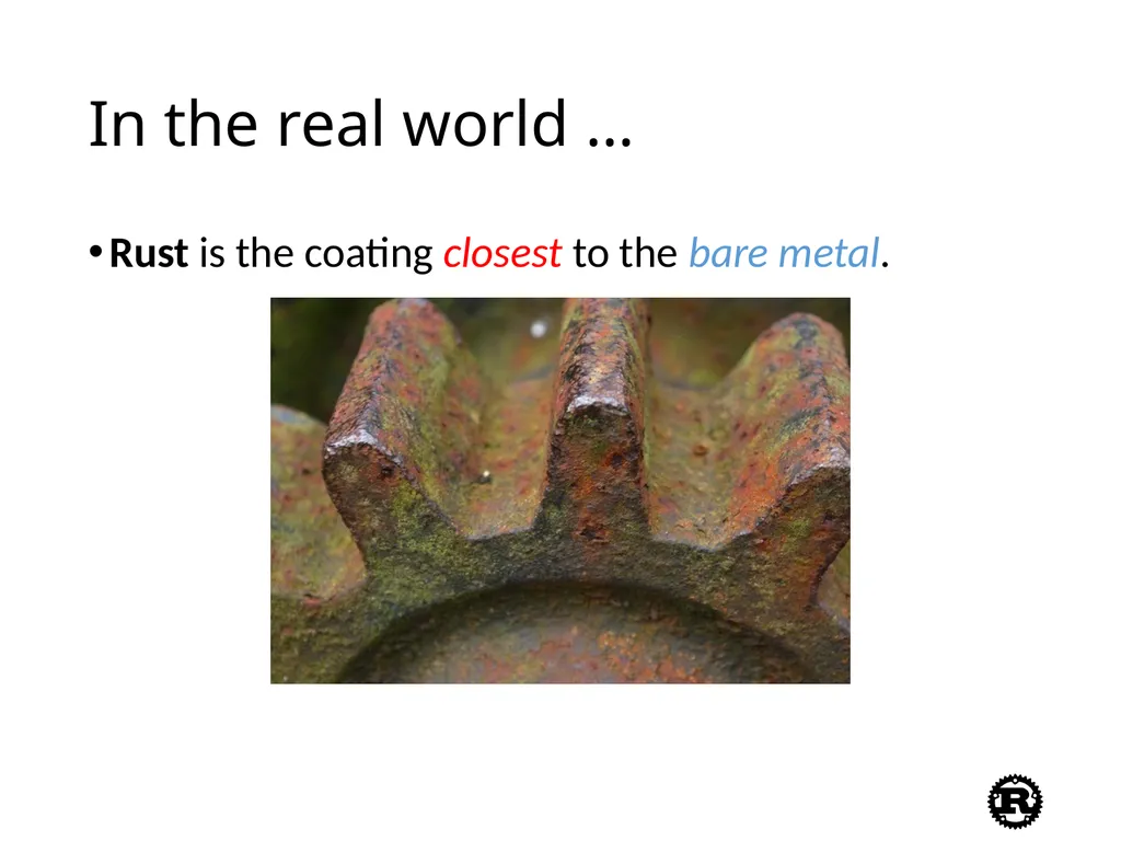 An Introduction to Rust Programming Language - slide 7 of 53