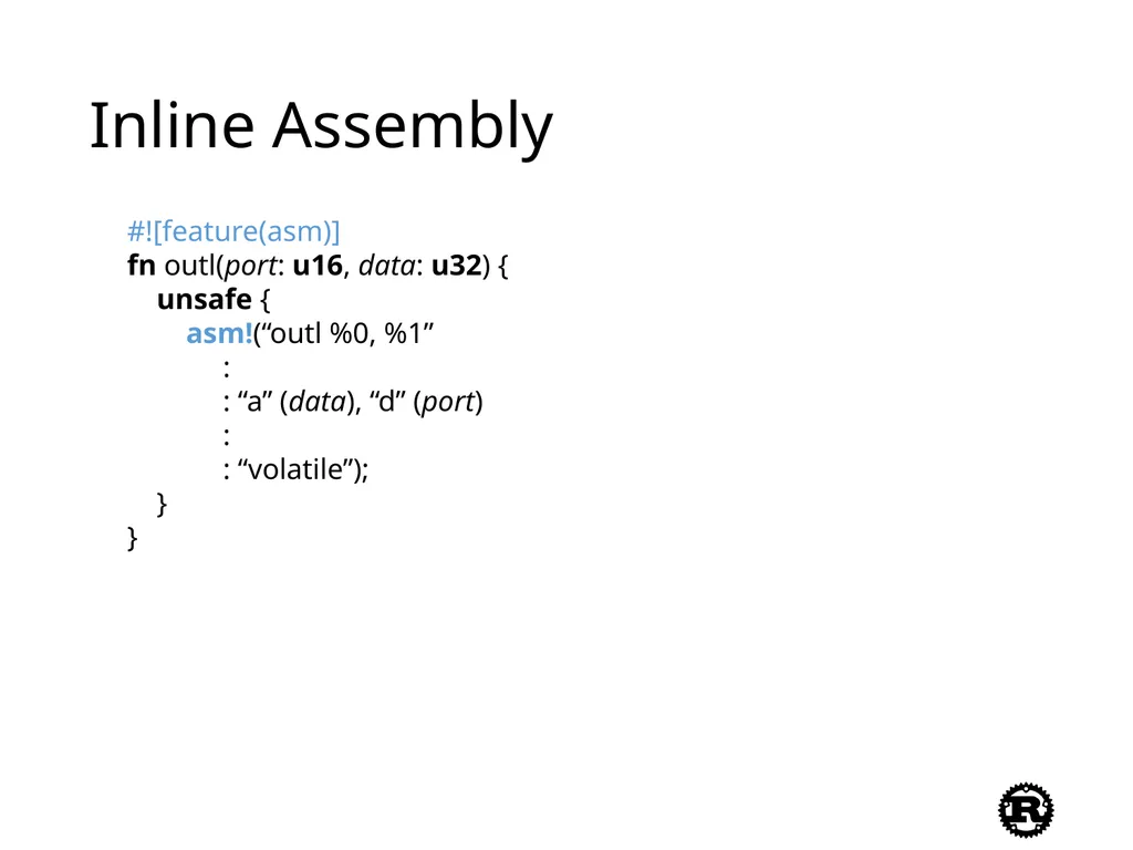 An Introduction to Rust Programming Language - slide 28 of 53