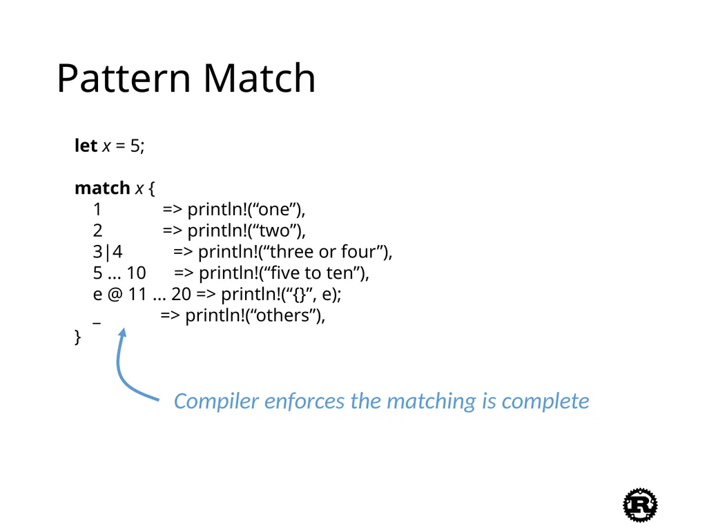 An Introduction to Rust Programming Language - slide 33 of 53