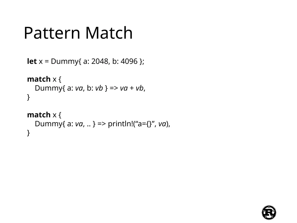An Introduction to Rust Programming Language - slide 34 of 53
