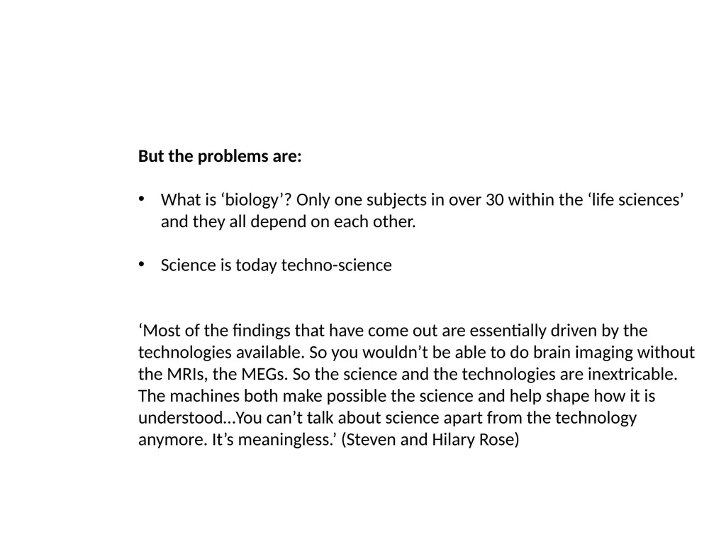 Lecture 10 Term 2 A New Bio-Turn? A society in - slide 21 of 25