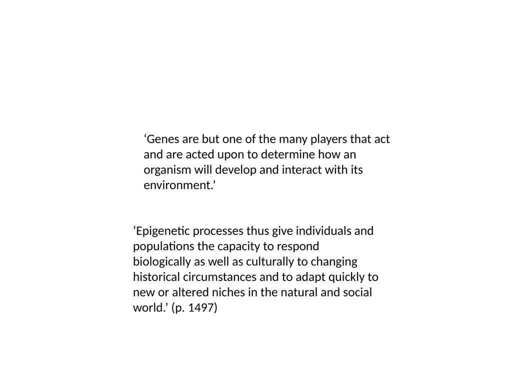 Lecture 10 Term 2 A New Bio-Turn? A society in - slide 20 of 25