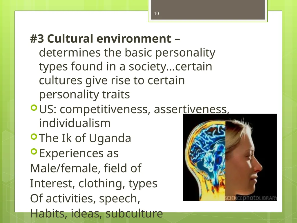 CHAPTER 5 Socializing the Individual Section 1: - slide 10 of 38