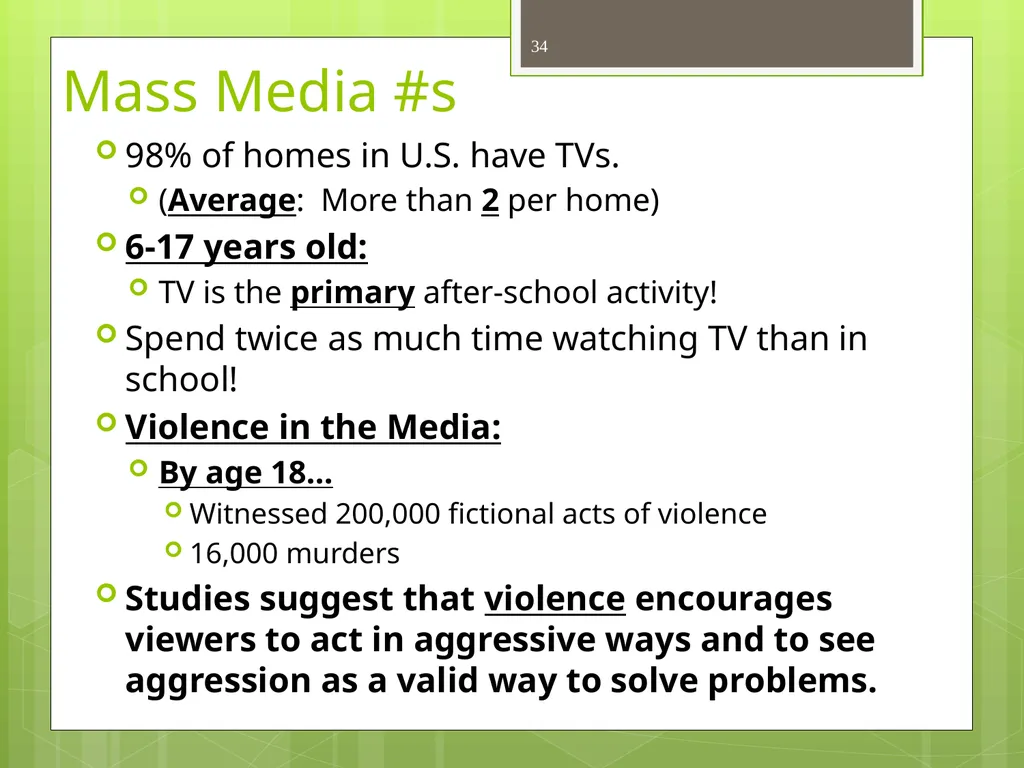 CHAPTER 5 Socializing the Individual Section 1: - slide 34 of 38