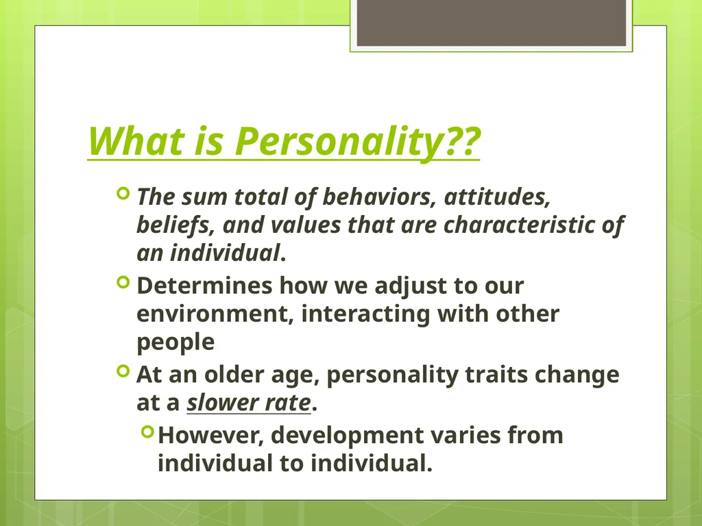 CHAPTER 5 Socializing the Individual Section 1: - slide 3 of 38