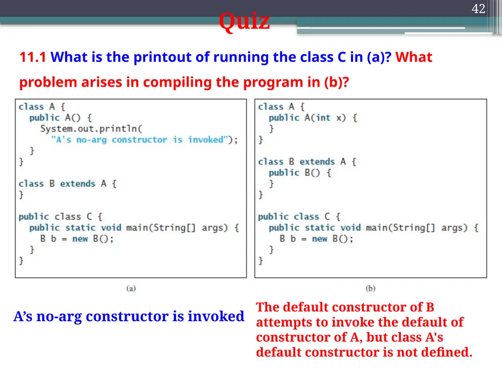 1 Object Oriented programming Instructors: Dr. - slide 42 of 50